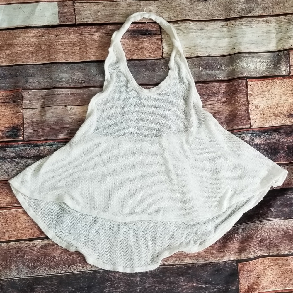 Kimchi blu knit high Low halter top